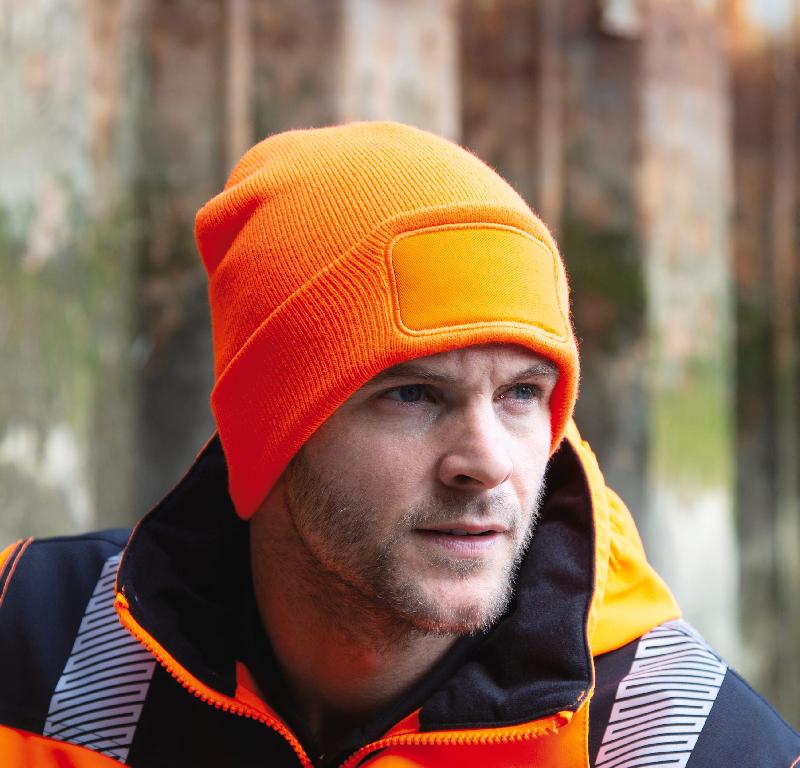 Bonnet imprimable double tricot Thinsulate - RC034X - 100% polyacrylique, doux et chaud - Marque Result_1