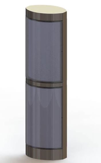 Colonne d'affichage en acier JANUS - simple ou double hauteur - idéale pour équipement urbain_1