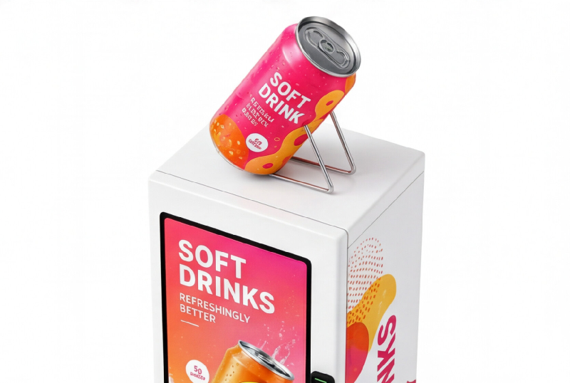 Distributeurs automatiques intelligents de canettes et de boissons - haut débit et 24h/24_1