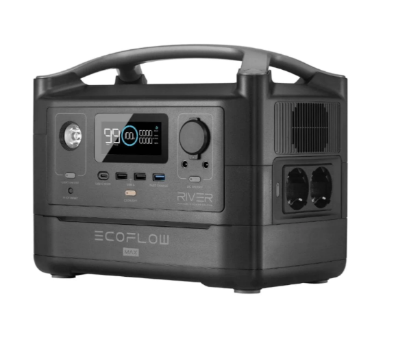 Station de charge portable Ecoflow River Max - 576Wh 12V 230V - Batterie solaire compacte et performante_1