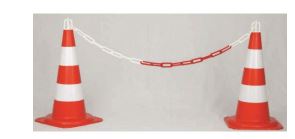 Crochet en PVC - Mobile et modulable - Pour fixation de chaînes sur K5a ou balises type J (J11, J12, K5d)_1