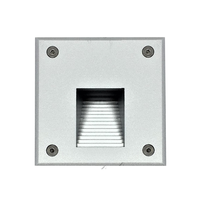 Éclairage extérieur mural encastrable LED carré - robuste pour circulation et architecture - Warren 4250031_1