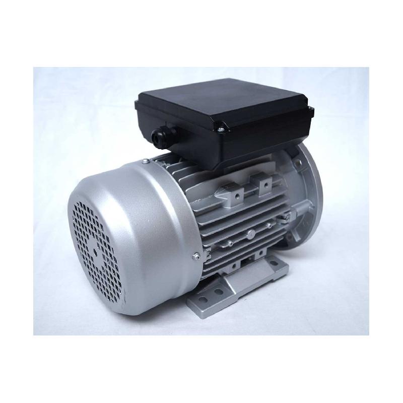 Moteur électrique monophasé 220V 1.1kW 1500tr/min - Bride B35 trous lisses à pattes - ALMO IP55_1