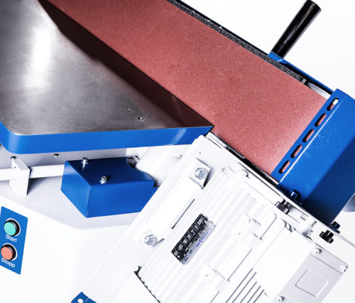 Rectifieuse de chants R1 - oscillation pneumatique - moteur 3 kW - bande abrasive 150 mm_1