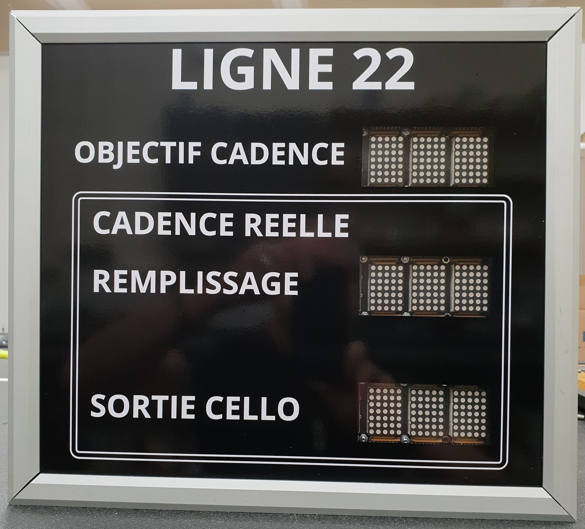 Affichage de contrôle de la production - Panneau de production autonome avec électronique intelligente_1