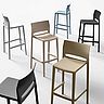 Bakhita - tabouret de restaurant empilable - Gaber - H66 - intérieur/extérieur, résistant aux intempéries_1