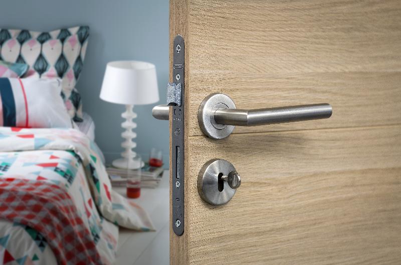 Serrure à encastrer Monomax NF - Têtère inox pour porte intérieure - Réversible sans démontage - Garantie 10 ans_1