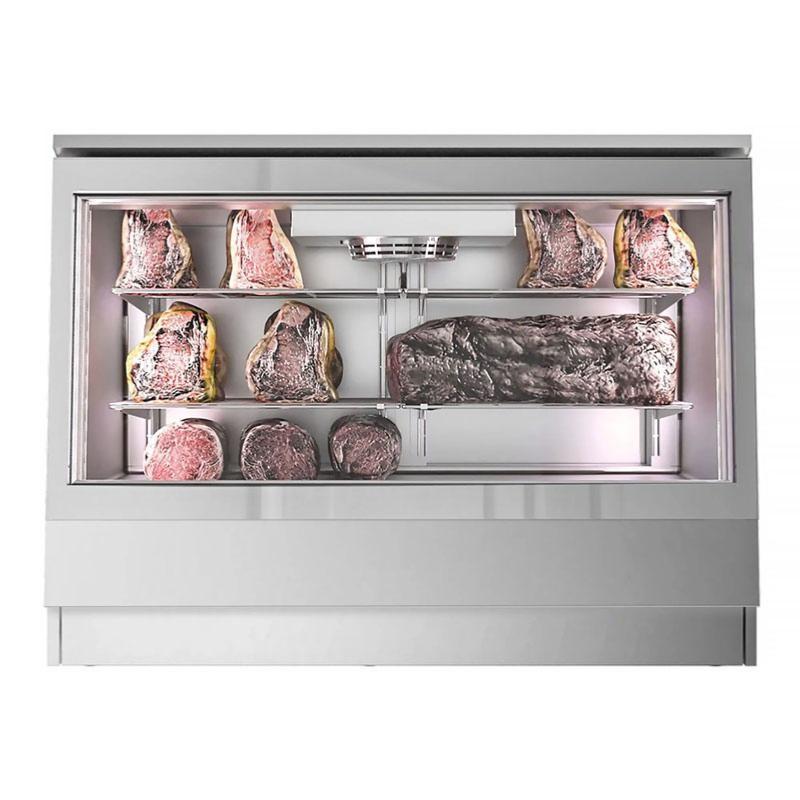 Vitrine réfrigérée à viande en acier inoxydable - L 1384 mm_1