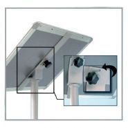 2018 - Porte-visuel de comptoir - Afix Diffusion - diamètre 35 cm - cadre à clapets - format A4 ou A3_1