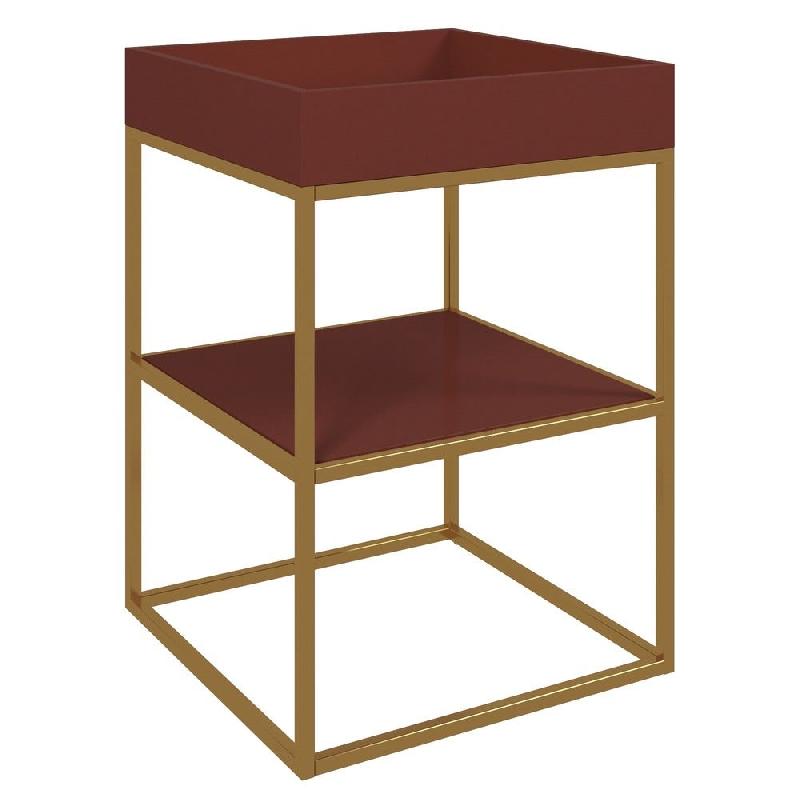 Bac soldeur 60x60x75cm - tube carré 20x20mm (monté) - or_1