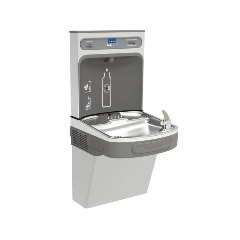 Fontaine à eau réseau LZS8WSS2K - Elkay EZH2O filtrée avec station de remplissage et débit de 30 LPH_1