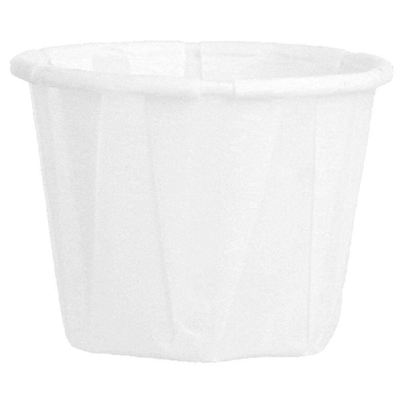 Pot en papier ingraissable 22 ml blanc Ø3,8x2,8cm - par 250_1