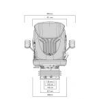 Siège de tracteur - Grammer AG - Compacto Comfort S PVC - course de la suspension : 80 mm - 55050_1