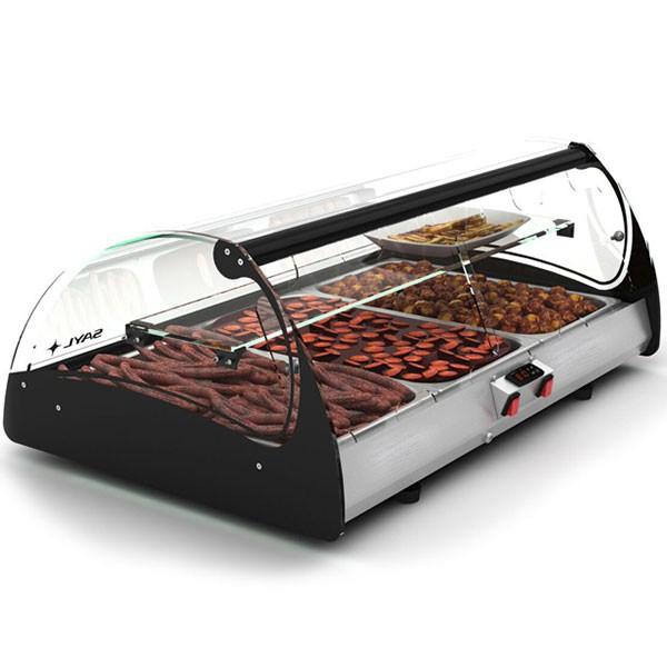 Vitrine chauffante SPLENDID - Bain marie - 3 bacs GN 1/1 - CS3 | Sayl barcelona_1