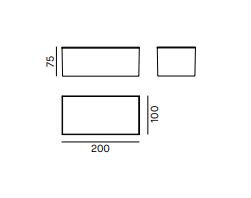 Applique murale rectangulaire LED ICE20 - polycarbonate blanc - 8W - 950 lumens - 3000K - IP65 - IK08_1