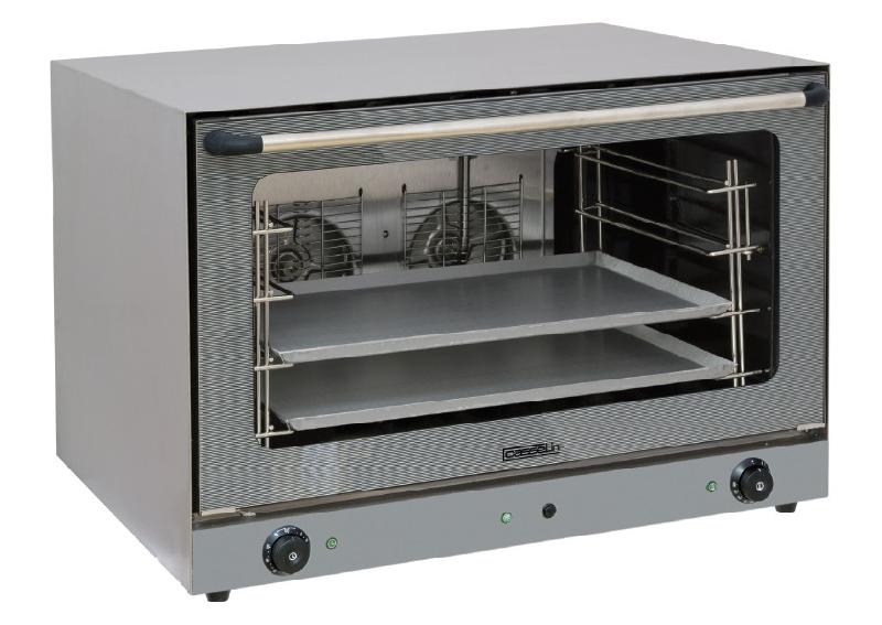 Four à convection pâtissier avec vapeur - Acier inoxydable - 400V triphasé - Cuisson uniforme et vapeur intégrée_1