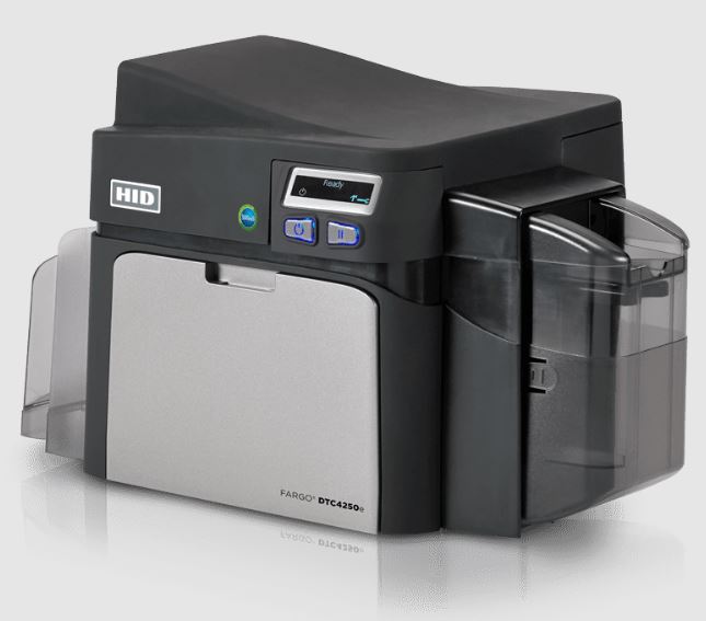 Imprimante de badges et cartes HID Fargo DTC4250e - simple face - 300 dpi - USB et Ethernet_1
