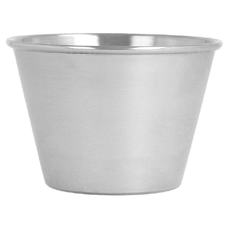 Pot à sauce en inox 120ml Ø7,5x5cm - par 12_1