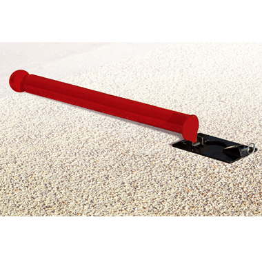 Potelet rabattable Solibloc boule - diamètre 114mm - robuste avec verrouillage clé triangle - Réf : 8206672_1