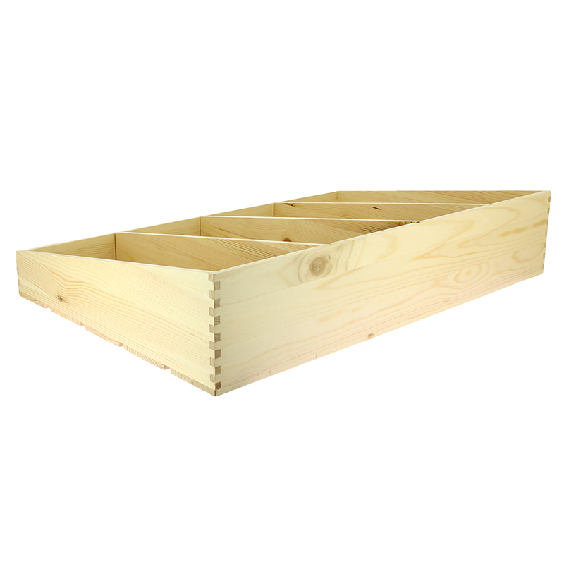 Tablette bois inclinée 3 séparation 60x40cm -_1