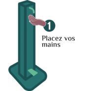 Borne de distribution de gel hydroalcoolique sans contact_1