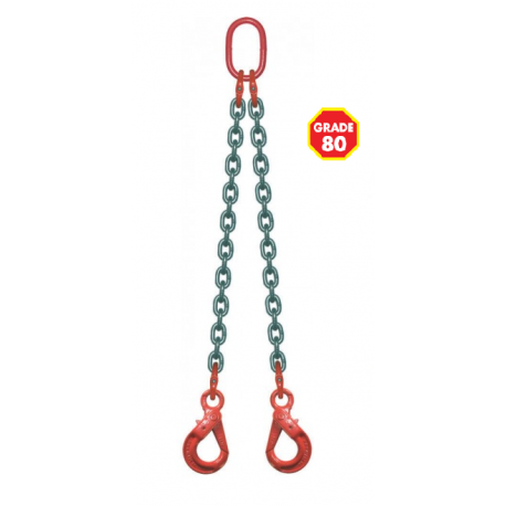 Elingue chaîne avec crochets à verrouillage automatique Référence 4305X_1