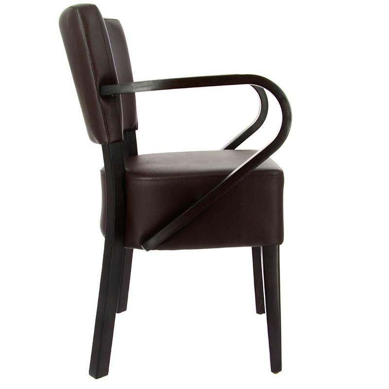 Fauteuil restaurant Amsterdam - MARRON_1