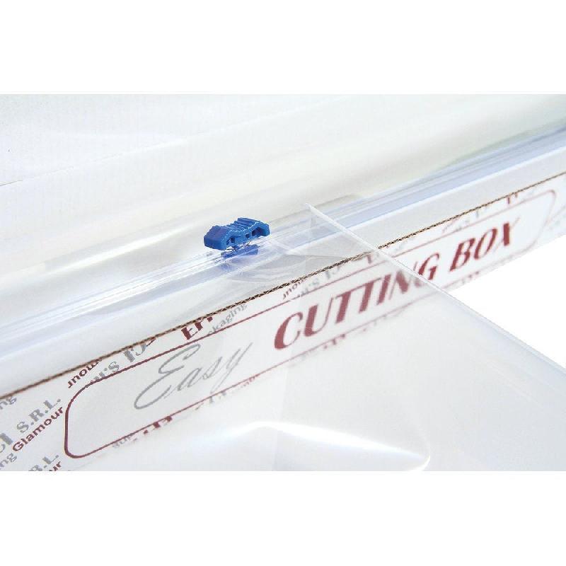 Film polypropylène transparent - boîte distributrice Easy Cutting 0.70x50m avec système de découpe intégré_1