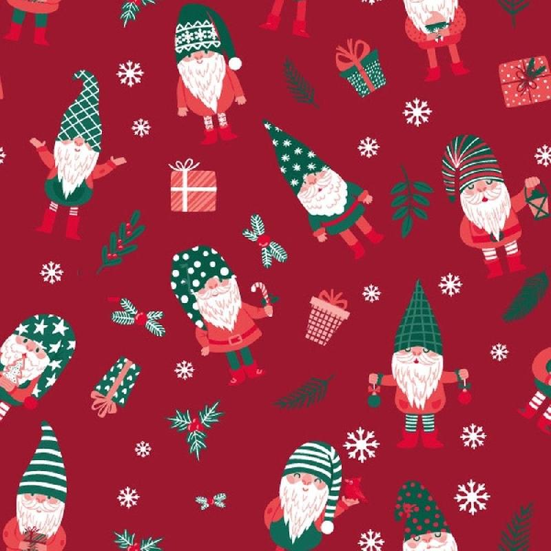 Papier cadeau Gnomes et cadeaux 0,70x50m_1