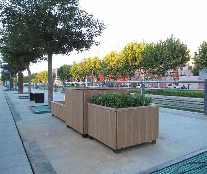 Boîte à fleurs résistante à l'eau et à la corrosion pour projets de verdissement