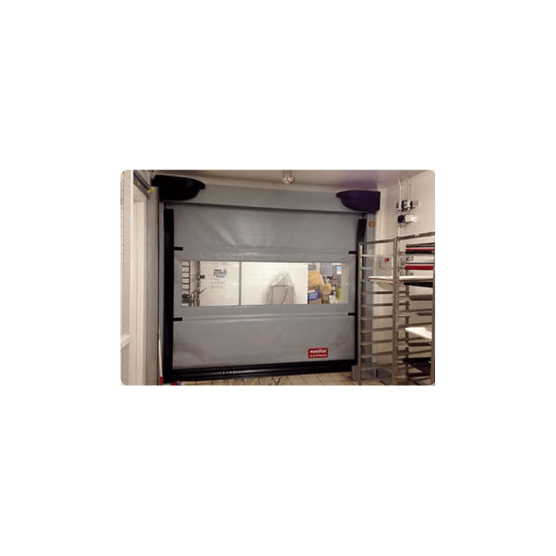 Porte rapide Mavi-One - souple, à enroulement, utilisation intérieure - 3250 x 3250 mm_1