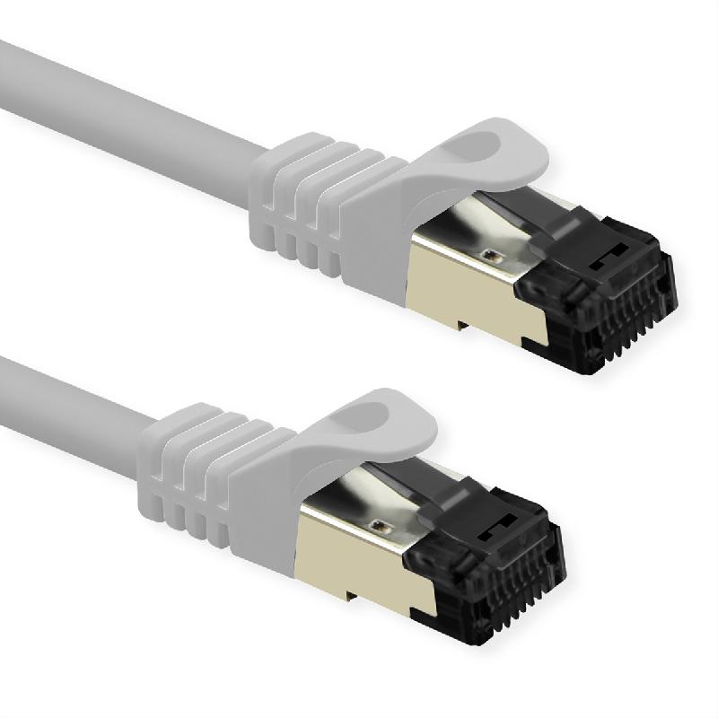 VALUE Cordon S/FTP (PiMF) Cat.8 (Classe I), fils tressés, LSOH, blanc, 3 m_1