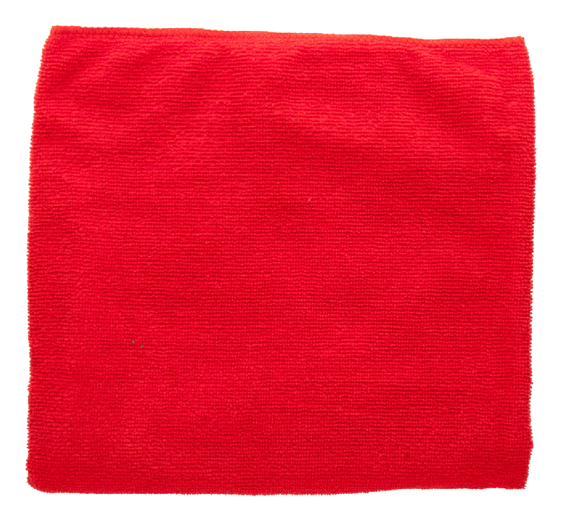 Serviette de sport en microfibre - 185 gr/m² - avec pochette - couleur rouge_1