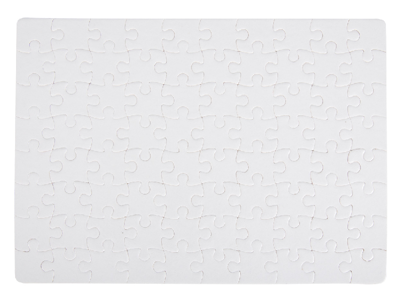 Puzzle 80 pièces - marquage en sublimation - couleur blanche - minimum 50 pcs_1