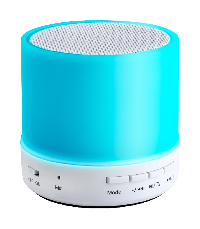 Enceinte Bluetooth - Boîtier en plastique - Éclairage LED multicolore - Appel mains libres et radio FM_1