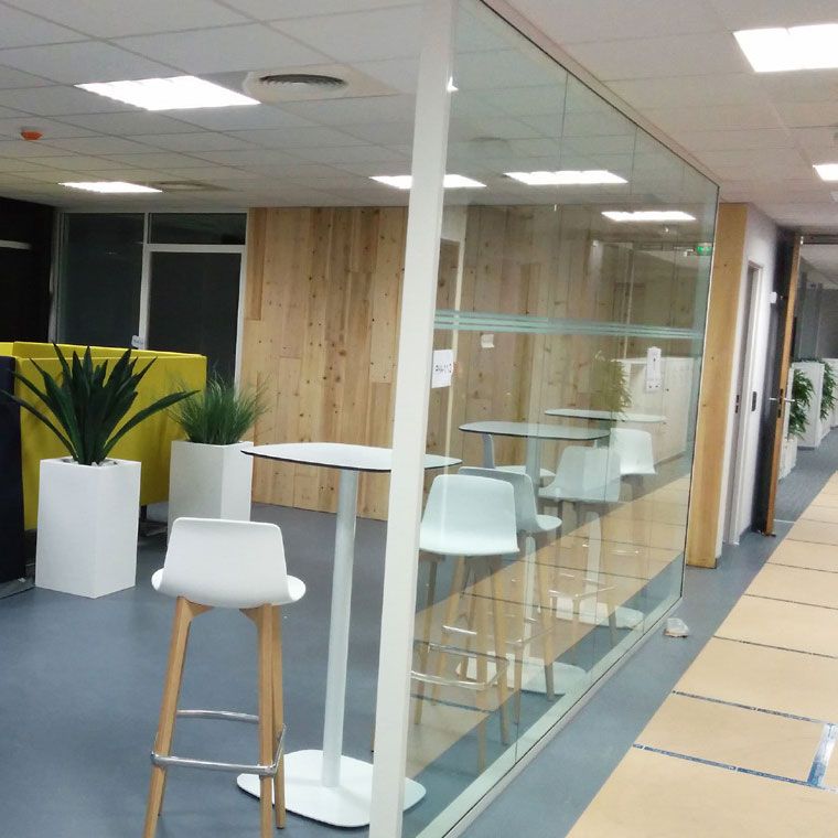 Aviseo - cloisons amovibles en aluminium - épaisseur 78 mm - simple et double vitrage_1