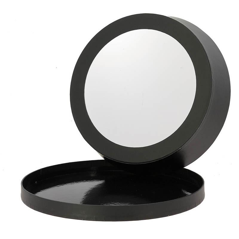 Cloche à fromage noire avec fenetre pvc Ø26 -_1