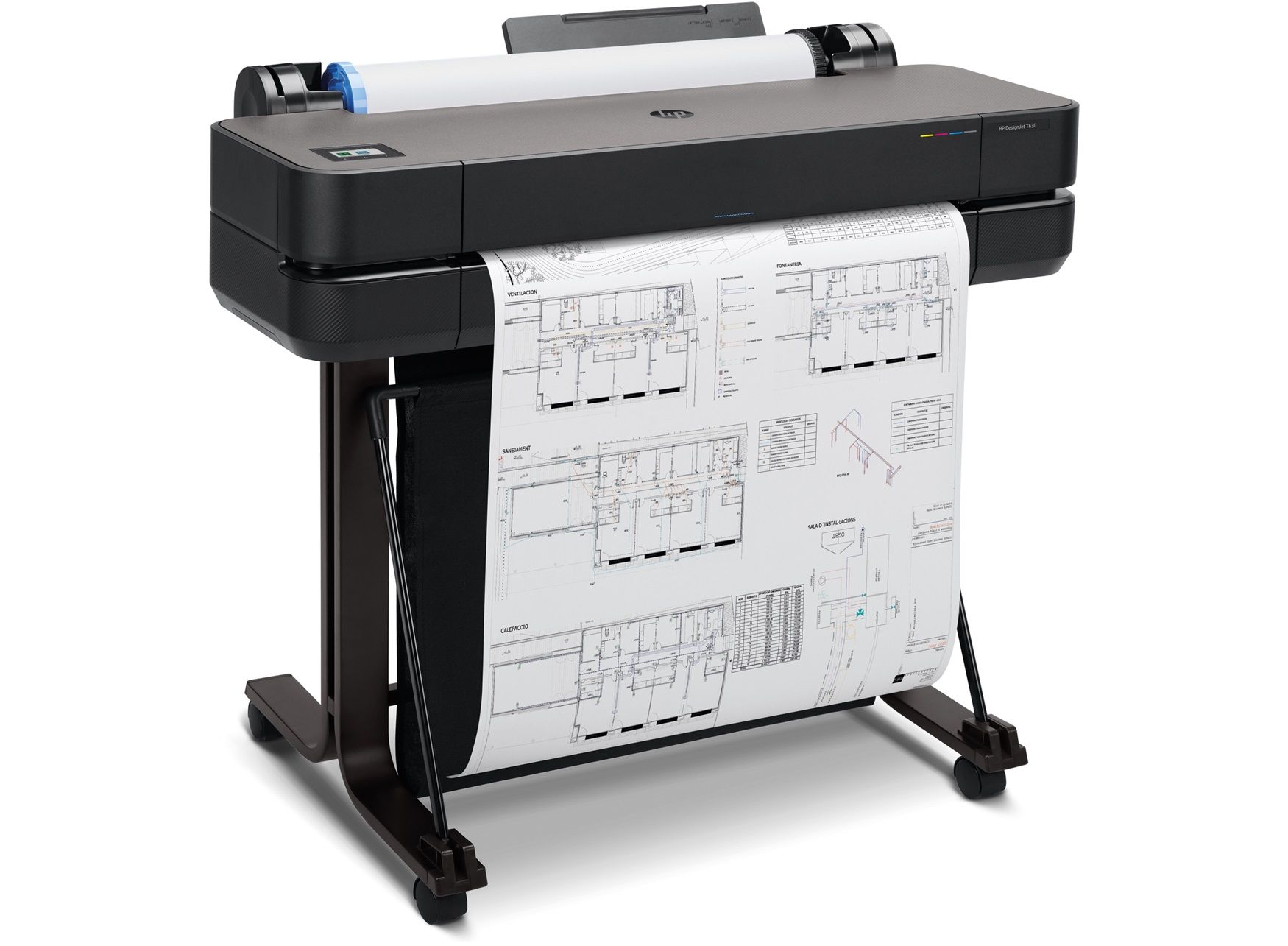 Designjet T630 - Traceur imprimante HP - 24 pouces (61 cm/A1) - Impression rapide et mobile avec HP Smart_1