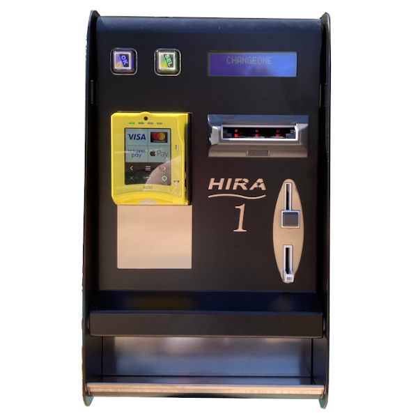 Distributeur de jetons - Faible encombrement - CB/pièces/billets - 2000 jetons - Hopper universel_1
