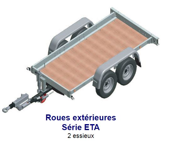 Remorque à châssis-nus prêts à carrosser, roues extérieures 1 essieu, PTC 750 kg - Série ETA - ECIM - ETA 09 16 075 SF_1