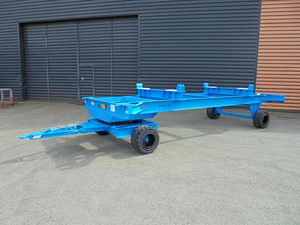 Remorque industrielle portuaire porte spreader - Capacité 13 tonnes - MILOCO: 8225_1
