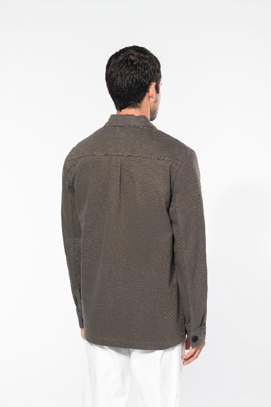 Veste worker homme - Réf : K671 - Kariban - 100% coton, effet délavé, personnalisable, plusieurs tailles et couleurs_1