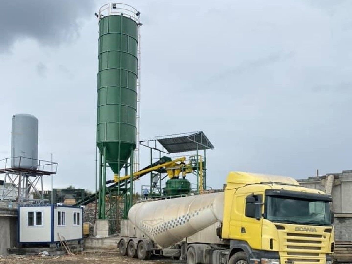 Centrale à béton fixe 30 m³ - Mélangeur planétaire 0.75 L - Idéale pour vos chantiers_1