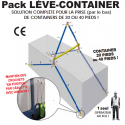 Pack lève container de 20 ou 40 pieds Référence   PLC_1
