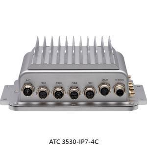 PC fanless Edge AI pour le transport - NVIDIA Jetson Xavier NX - Étanche IP67 - Réf : ATC 3530_1