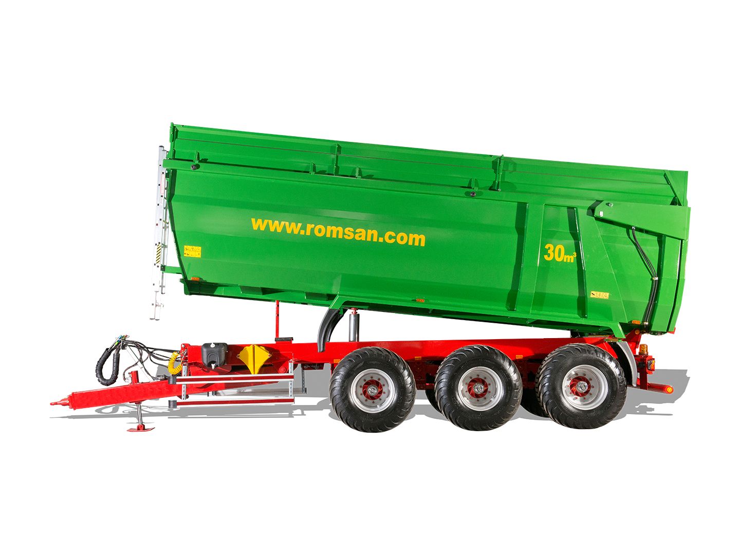 R 200 TRHK Benne agricole à tridem monocoque - ROMSAN - capacité 20000 kg_1