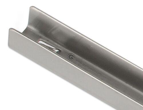 Rails en acier inoxydable - 1x gauche & 1x droite - 645mm_1