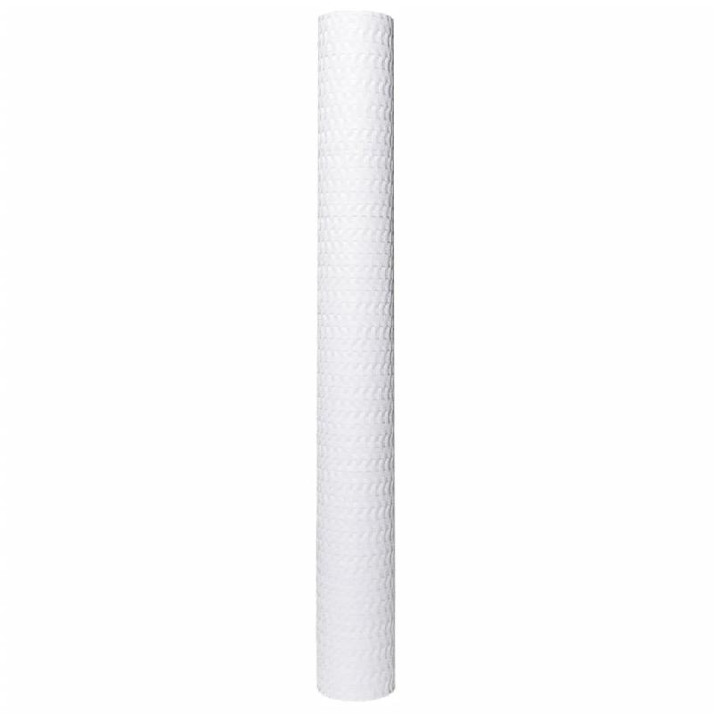 Vidaxl paravent de balcon blanc 1000x90 cm résine tressée 156293_1