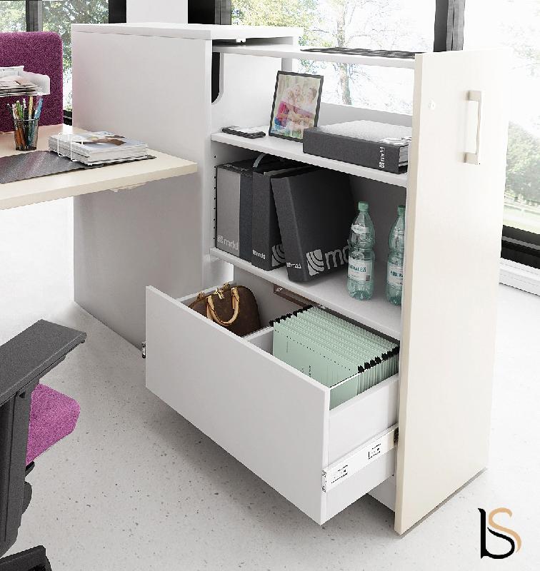 Caisson maxi rangement - MDD. - Blanc, Non, Droit_2