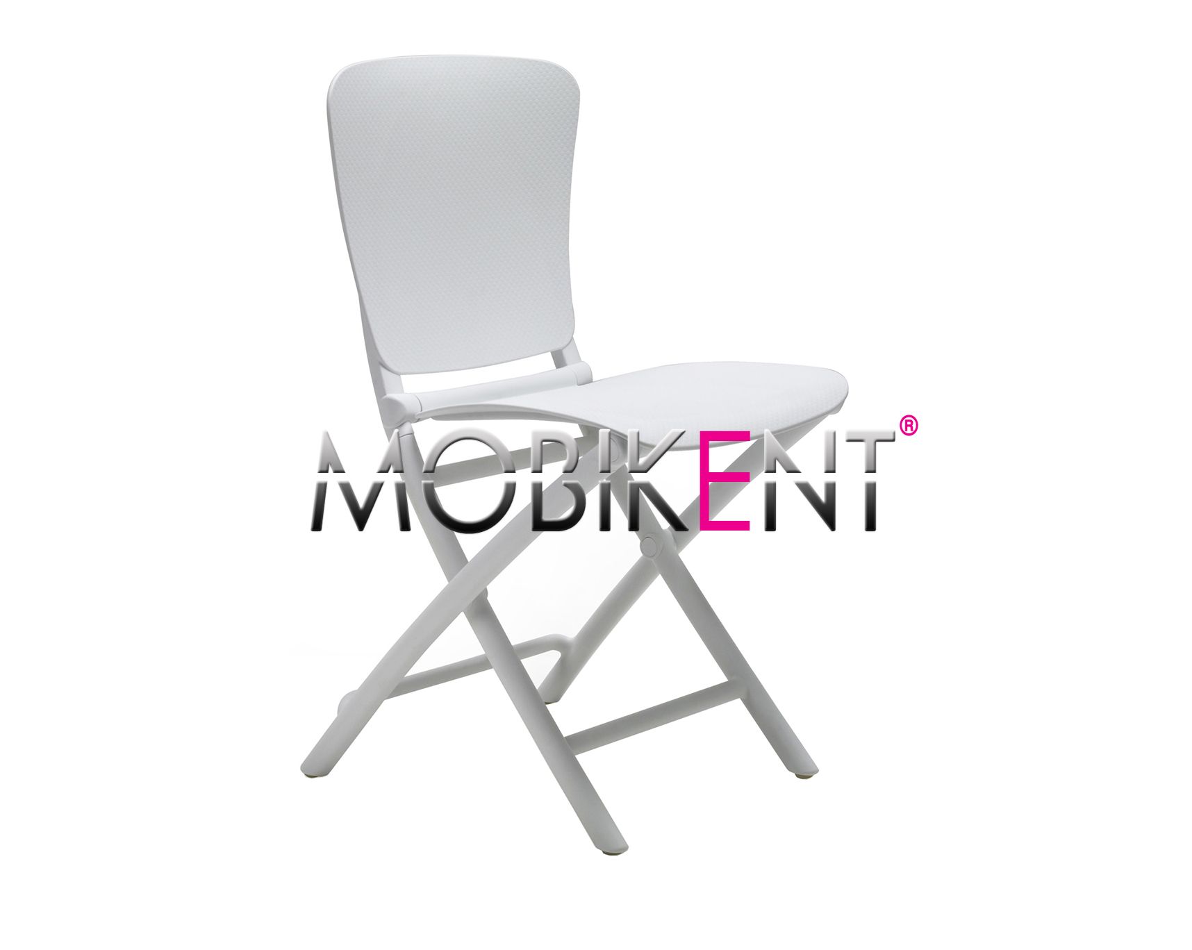 Chaise pliante CN06 - Mobikent - modèle ZAC CLASSIC pour bar et restaurant - en polypropylène fiberglass, traitée anti-UV_1